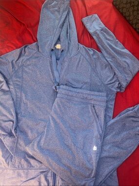 Light Blue women’s Jacket and Jogger Set